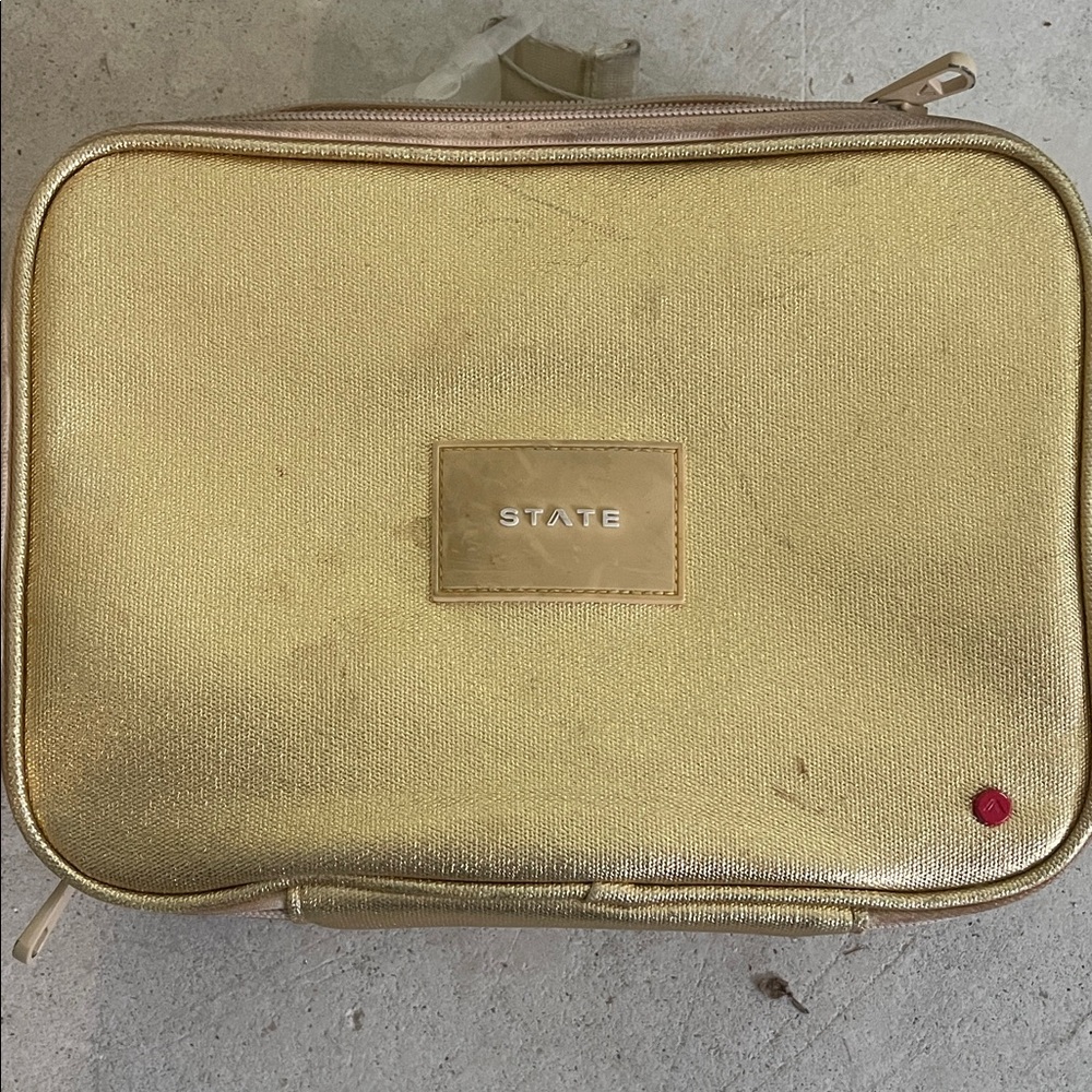 STATE Metallic Gold Lunchbox